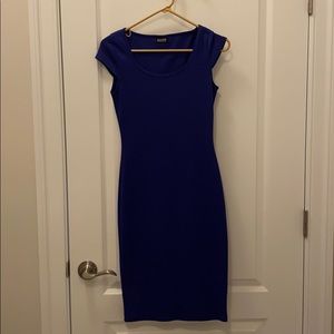 Purple slim fitting dress